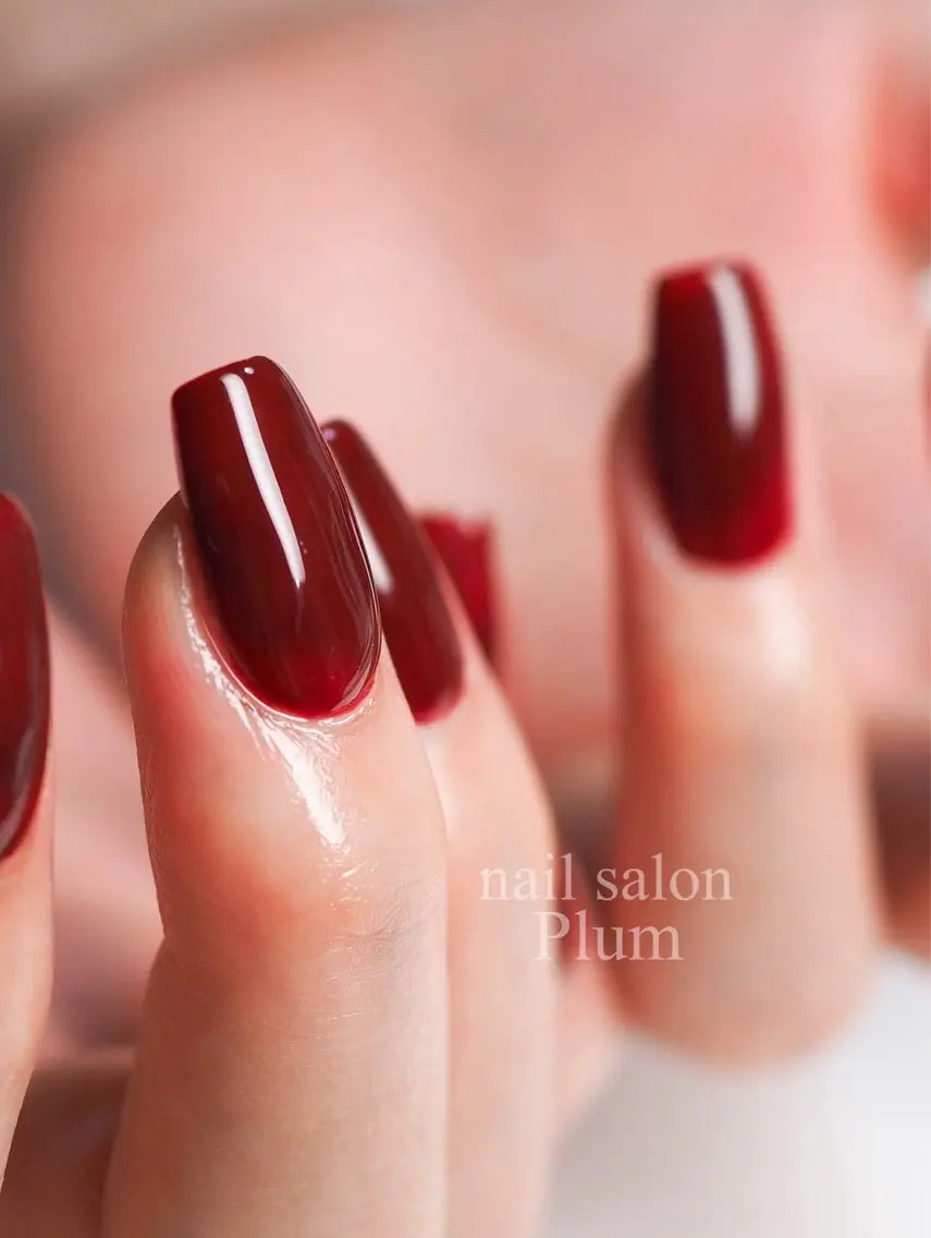 ネイル ハンドネイル Plum Kanaのネイルデザイン