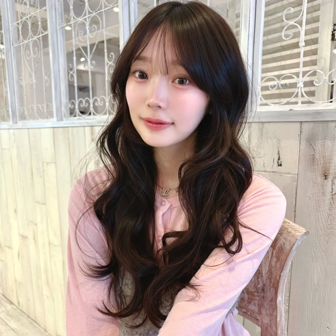 ロング カラー ヘアカラー 🎀【韓国ヘア】 🎀田中 華澄のヘアスタイル