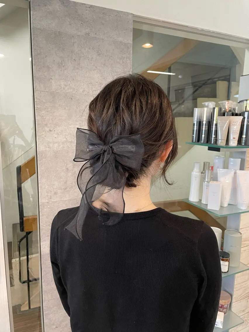 ヘアアレンジ Rena/韓国 /ワンホンヘアのヘアスタイル