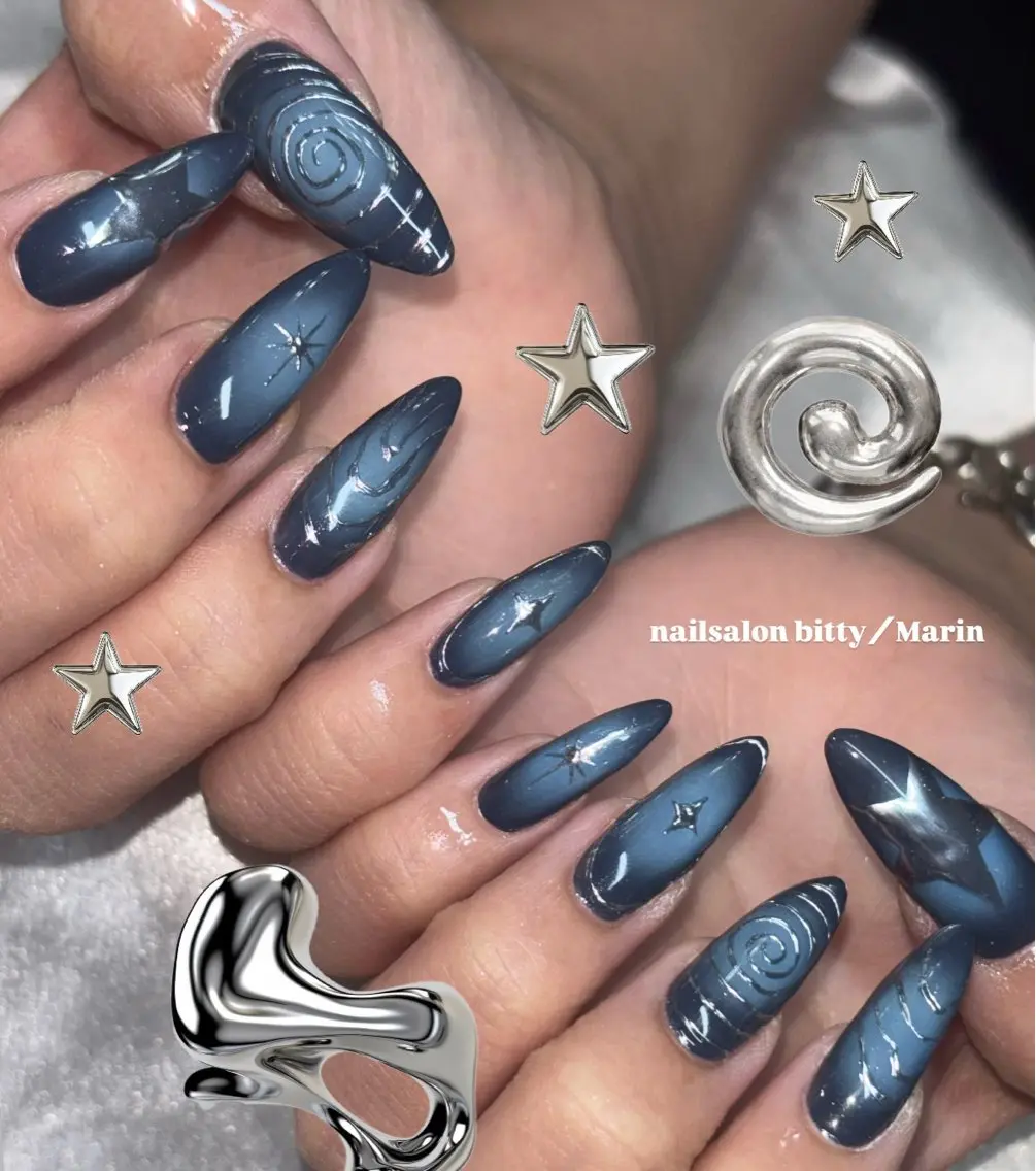 ネイル ハンドネイル Bitty💟 Marinのネイルデザイン