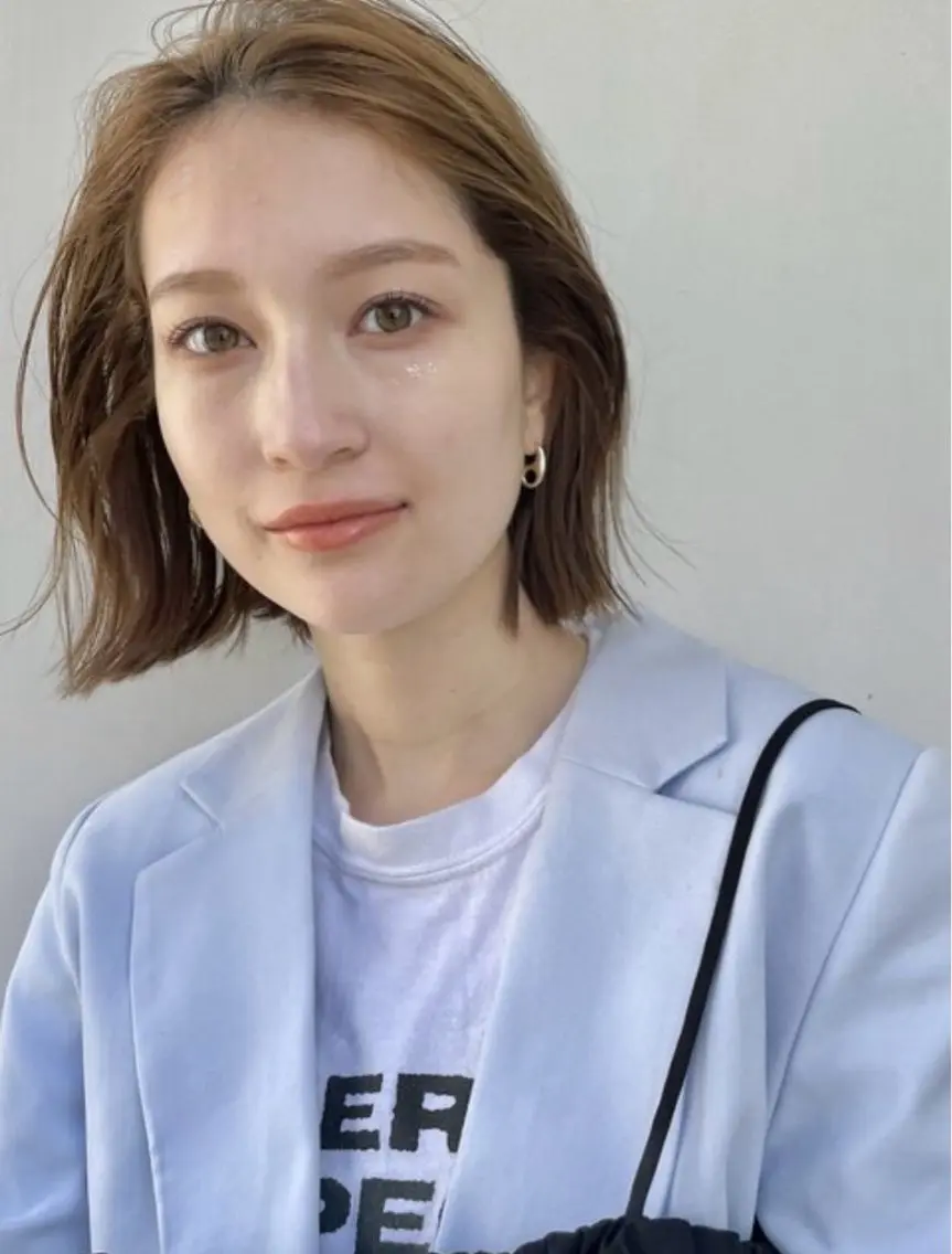 ショート ボブ 外国人風カラー カット 川口開世/カット・ お悩み相談◎のヘアスタイル