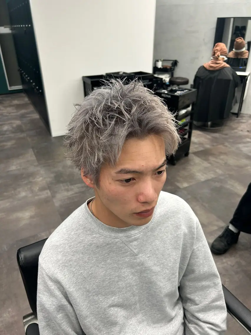 ショート カラー メンズ 🐠メンズ特化🐠 井上風冴のヘアスタイル