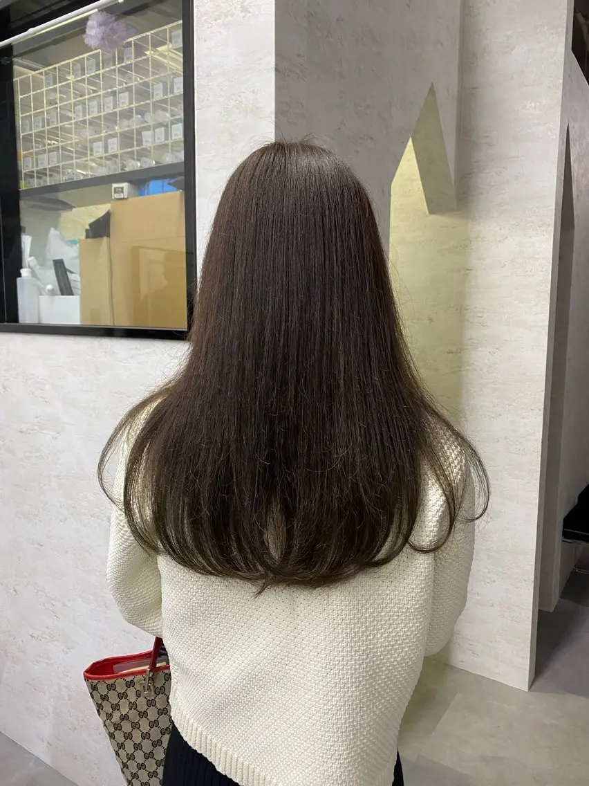 ロング 韓国風ヘア レイヤーカット 【メンズ特化🖤】 みゅうかのヘアスタイル