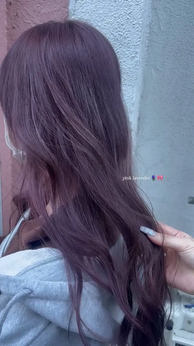 ロング カラー ラベンダーカラー ピンクカラー 🌞SoL🌞竹原 沙希のヘアスタイル