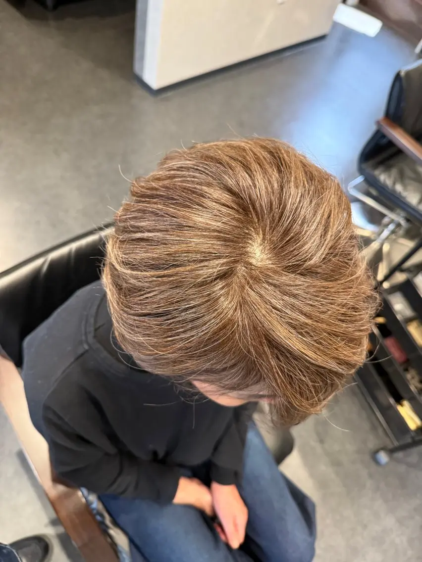 ショート ハイライト 髪質改善⚡️カラー 🍀武久 誠🍀のヘアスタイル