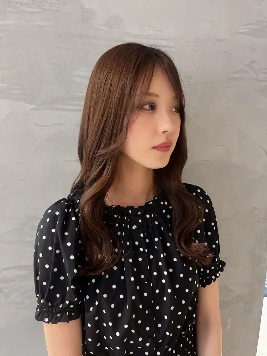 ロング 顔周りレイヤー 髪質改善 / AYUのヘアスタイル
