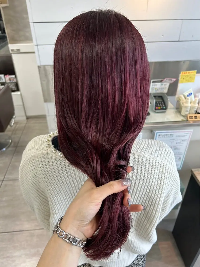 カラー ハイトーンカラー✨ 慶田玲和のヘアスタイル