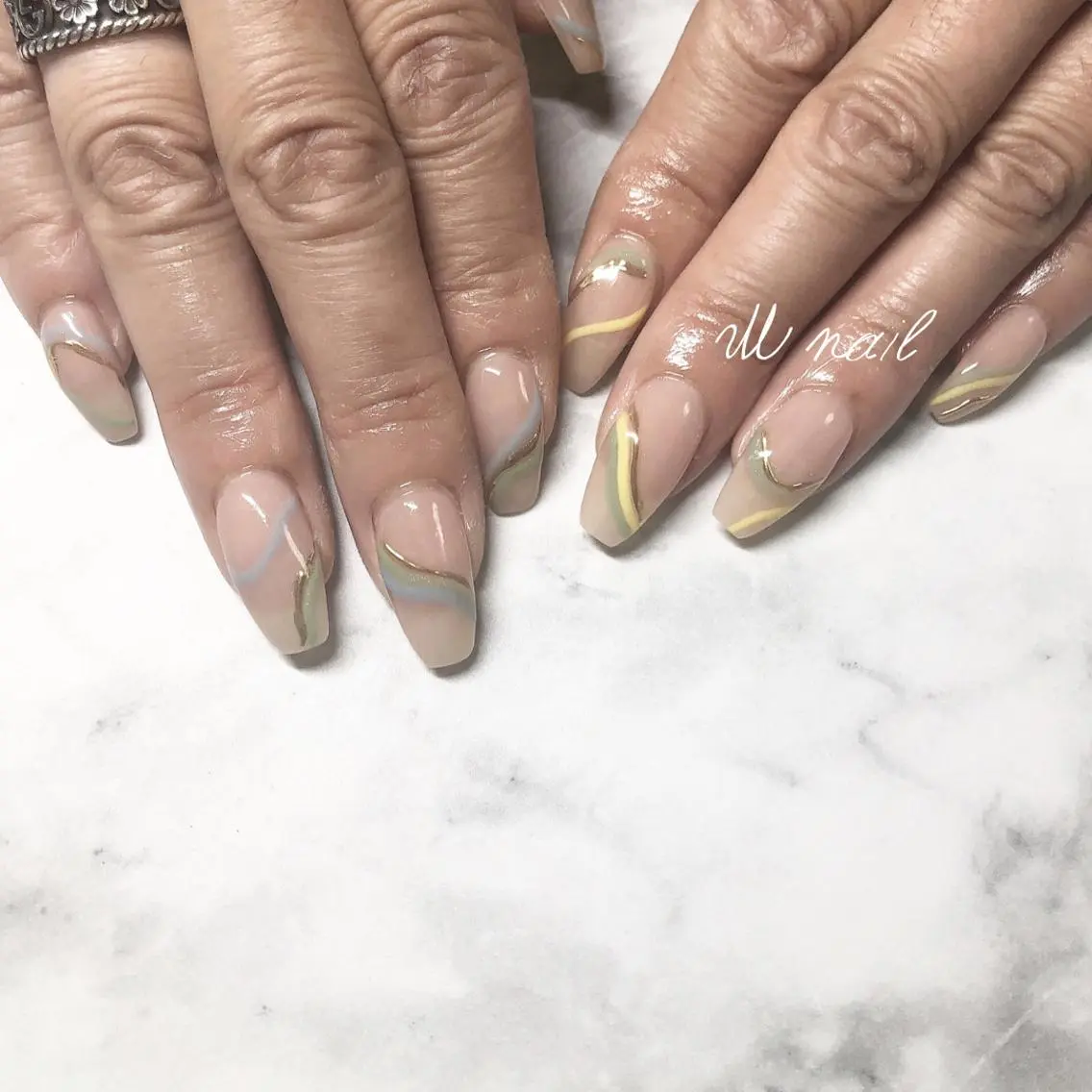 ネイル 持ち込み ハンドネイル M nailのネイルデザイン