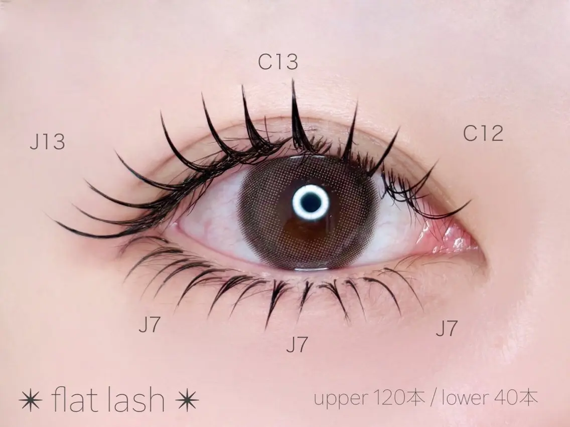 🦋LEDフラットラッシュ120本🦋人気のLC.Lカールあり🪄の写真
