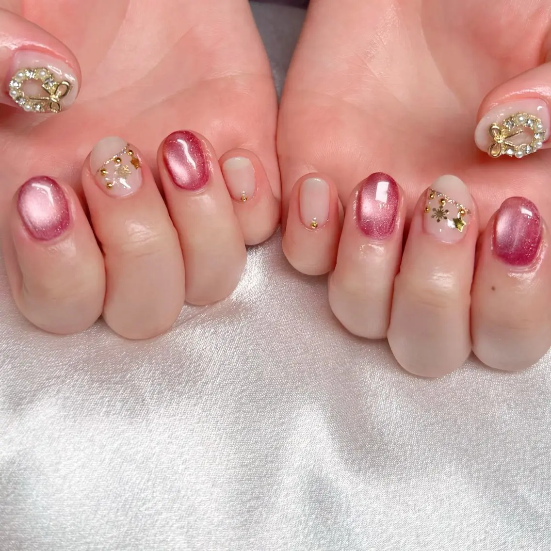 ネイル ハンドネイル mau🩵 堺筋本町nailのネイルデザイン