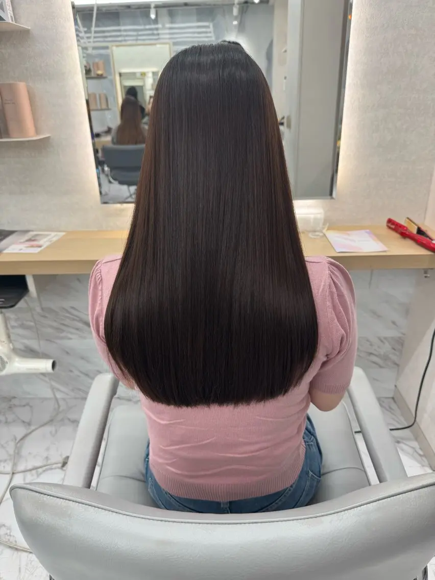 ロング カラー ブラウンカラー sakai toshinoriのヘアスタイル