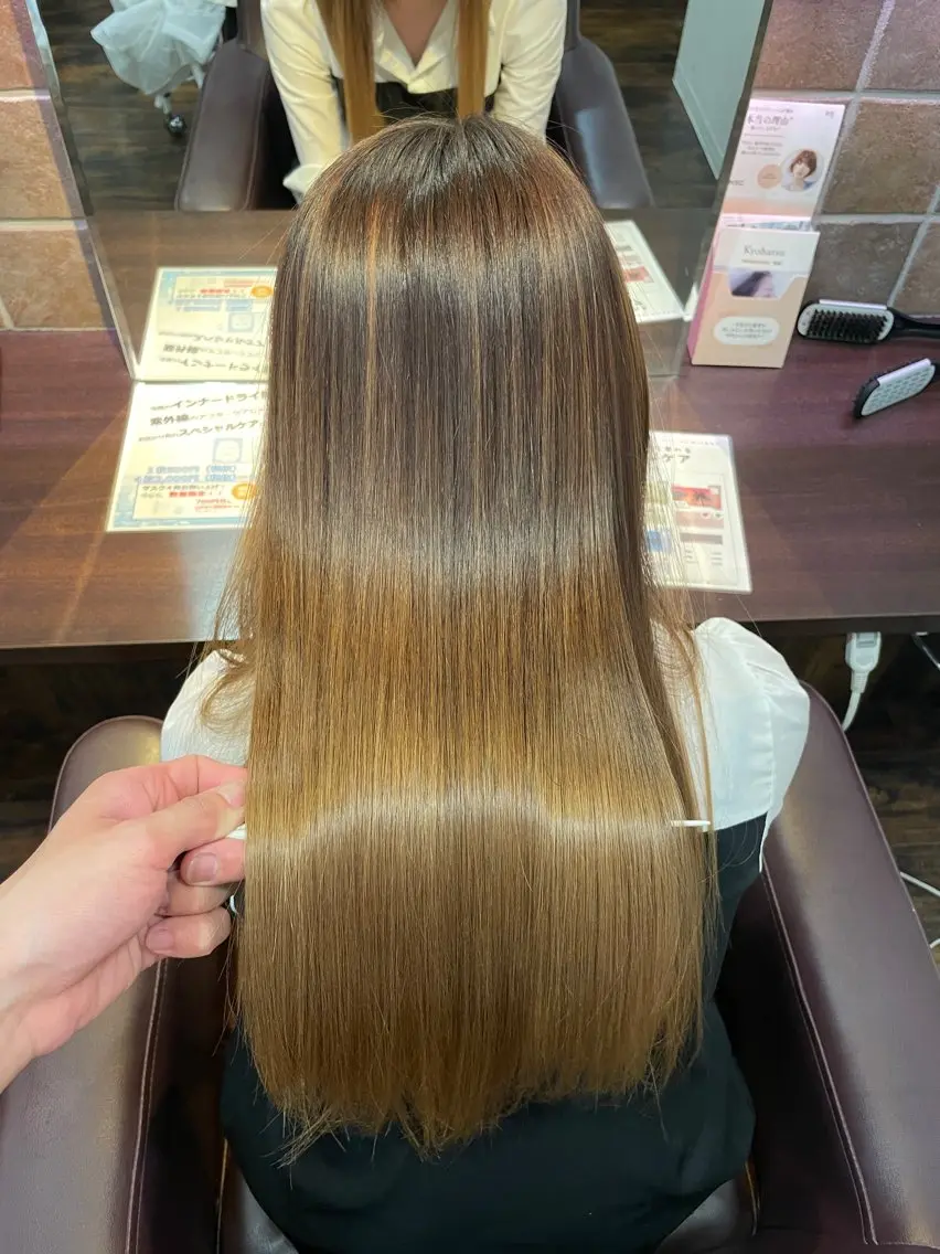 ロング 髪質改善 阿部 祥大のヘアスタイル