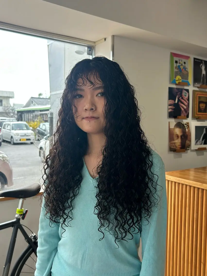 パーマ スパイラルパーマ AOI✖️ BY MY SIDEのヘアスタイル