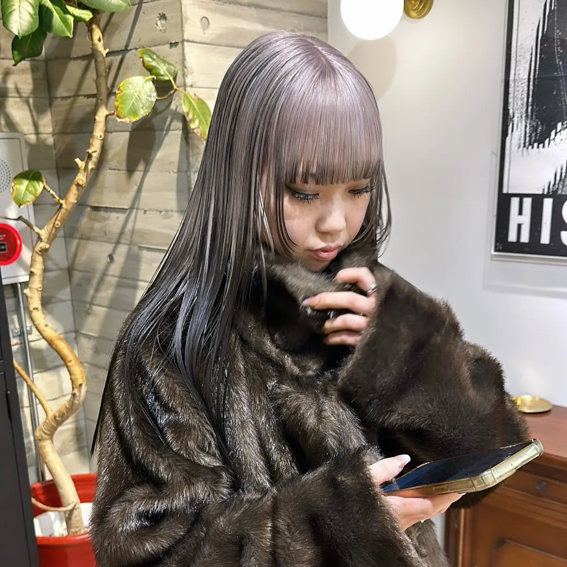 ロング カラー ヘアカラー トリートメント ヘッドスパ ヘアセット ササキカズマ〻透明感 〻色落ち〻赤み消しのヘアスタイル