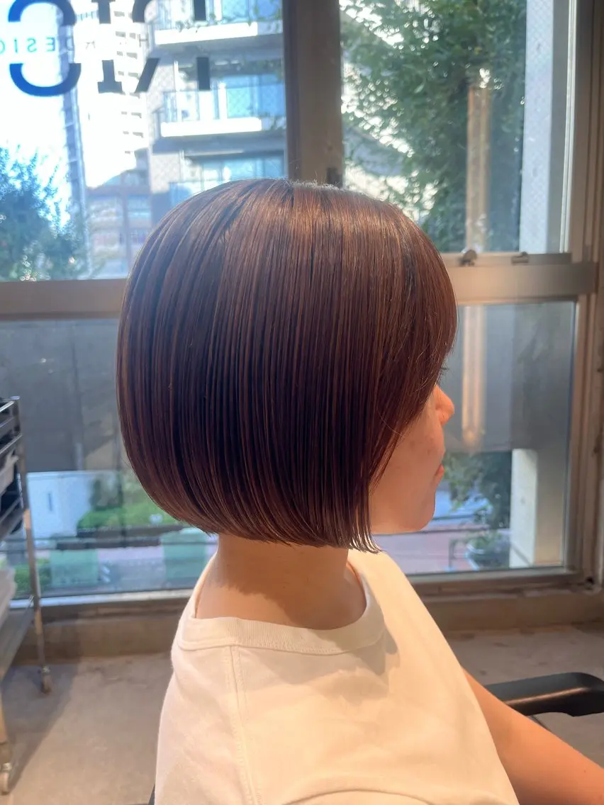 ショート ボブ カット ショート/ボブ特化 RISK/白井のヘアスタイル