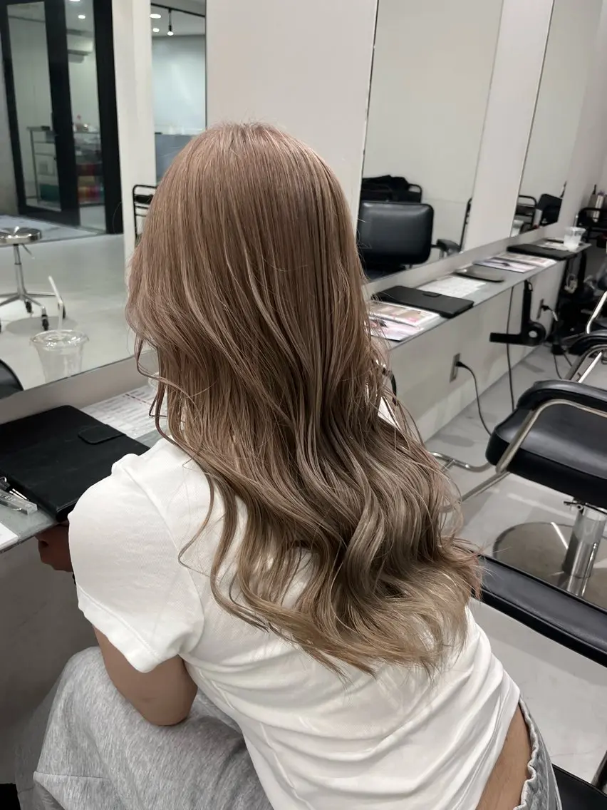 セミロング カラー ベージュカラー/ 新潟/万代/なお🎀のヘアスタイル