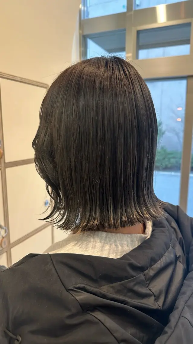 ショート ボブ 外ハネヘア 寺田 彩芽のヘアスタイル