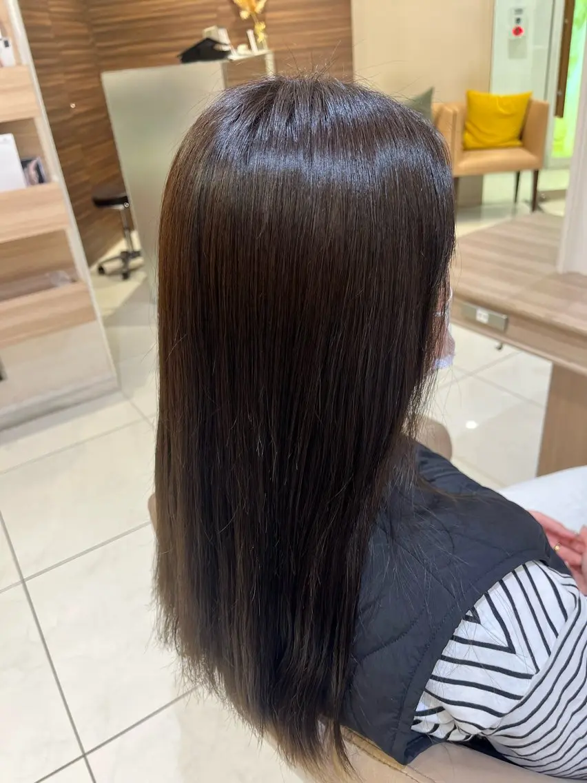 カラー ヘアカラー モデル様募集中 田中ゆらのヘアスタイル