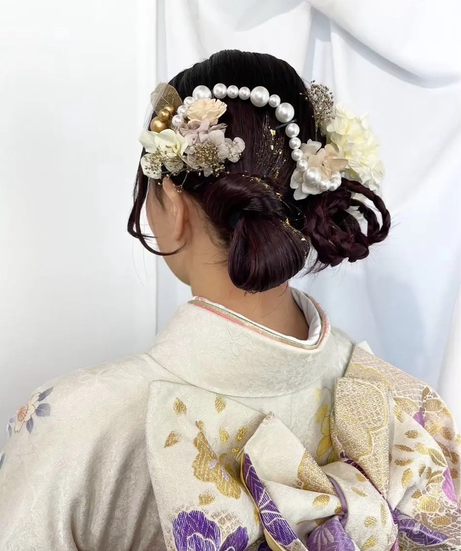 ヘアアレンジ 🐏みや🐏 セットモデルのヘアスタイル