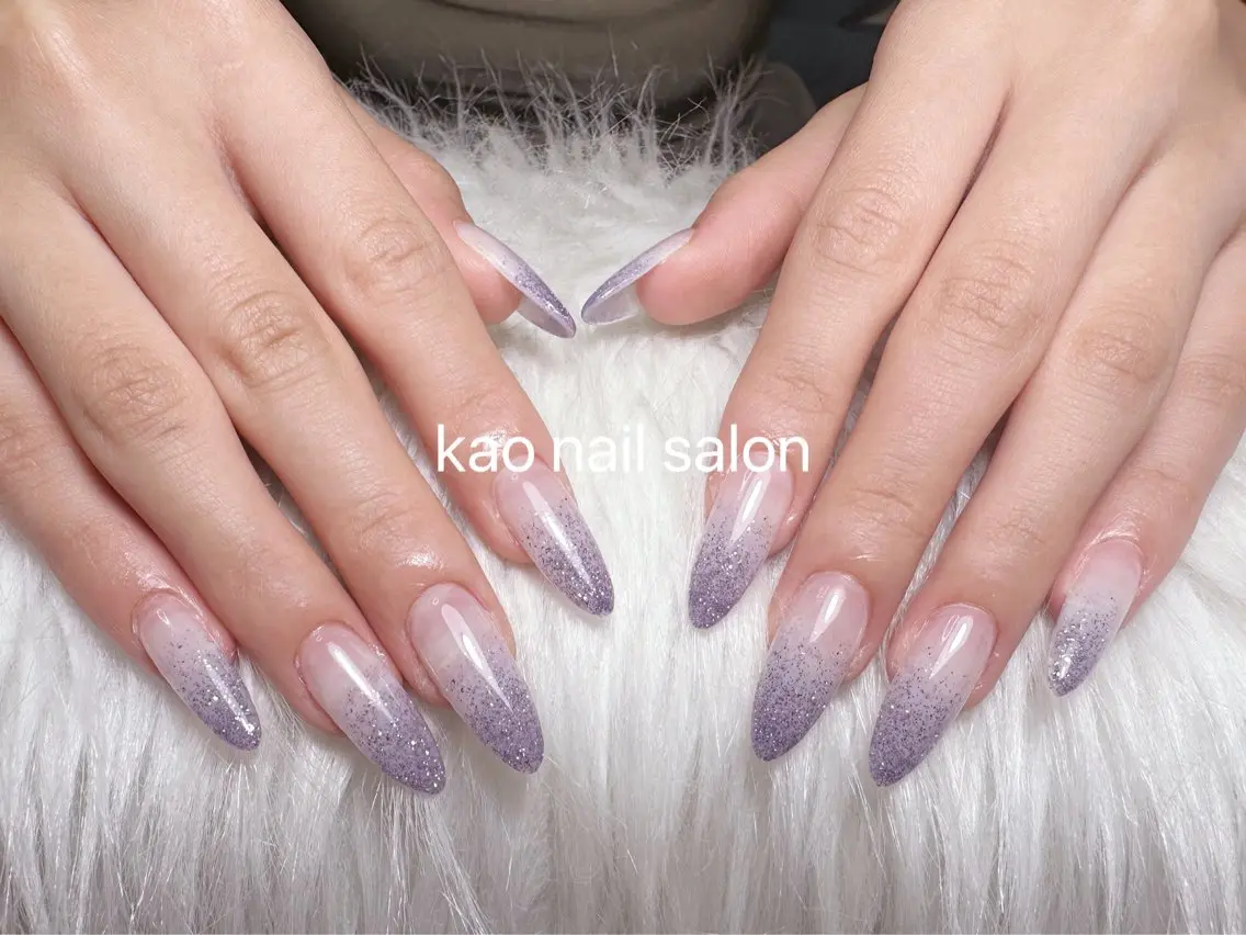ネイル ハンドネイル kao nail マグネット/長さだしのネイルデザイン