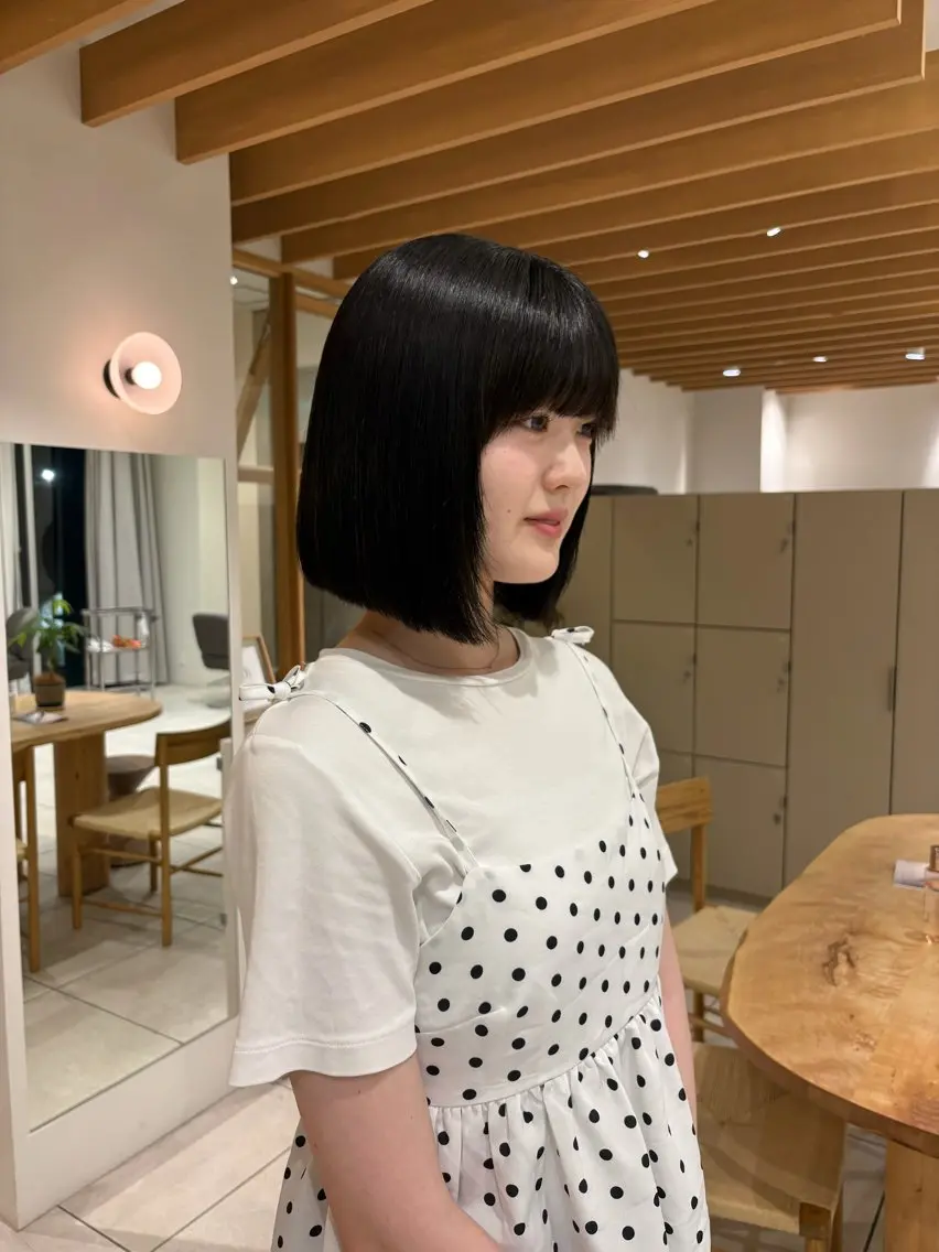 ミディアム カラー ヘアカラー カラーモデル/ 矢場町/リリカのヘアスタイル