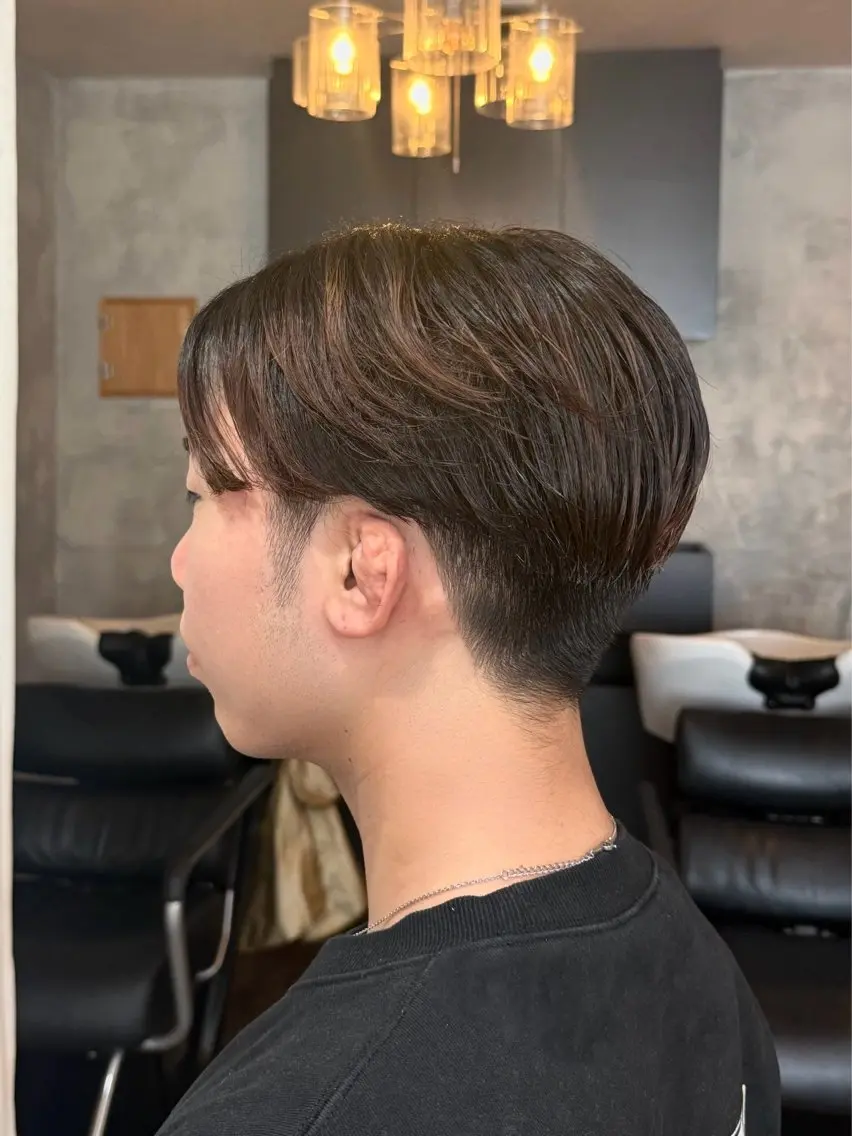 ショート カット パーマ 木村 心海☆明石のヘアスタイル