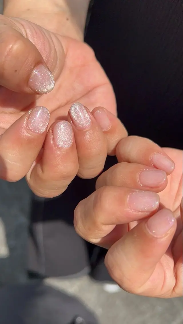 ネイル クリアネイル マグネットネイル C BEAUTY／ KAEDEのネイルデザイン