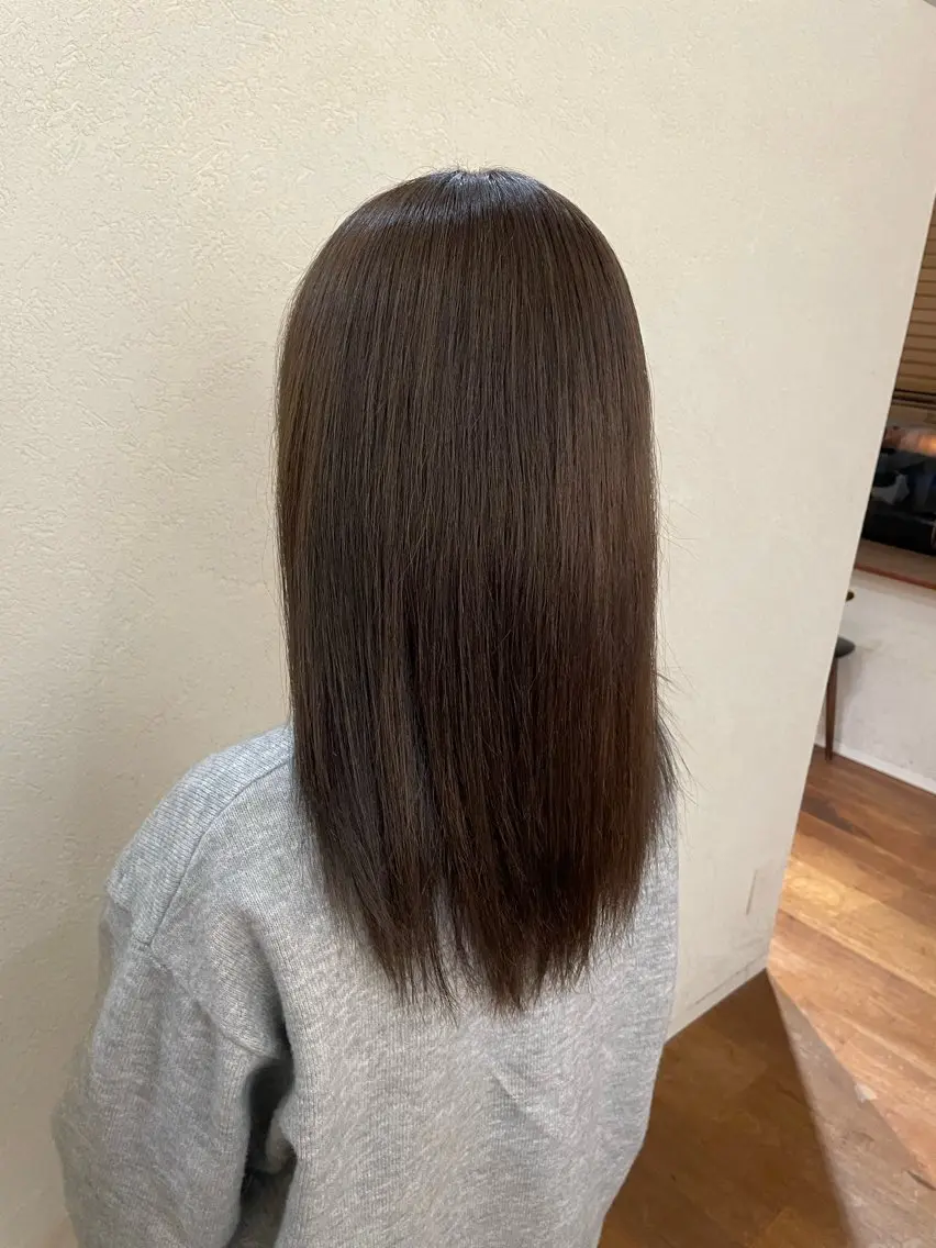 ロング 藤田 郁弥のヘアスタイル
