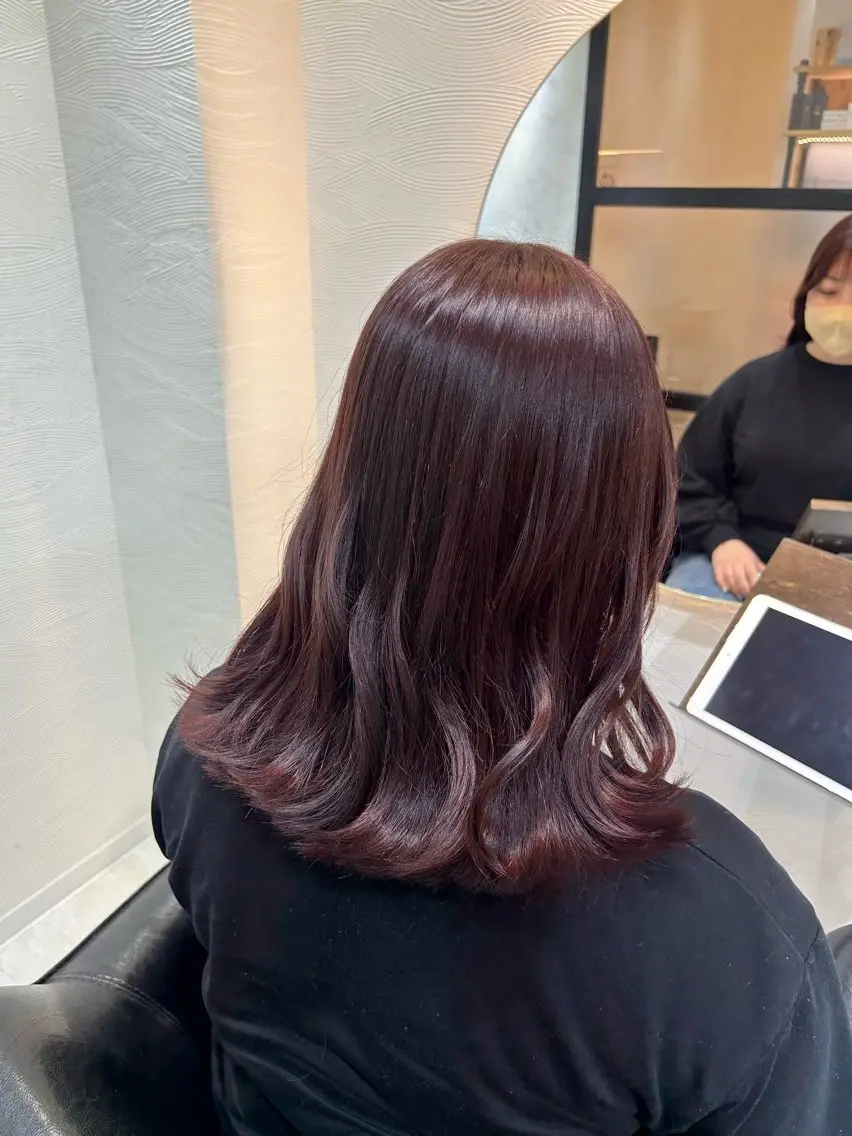 ミディアム カラー 🤍透明感/韓国風 🤍サクラギヒトミのヘアスタイル