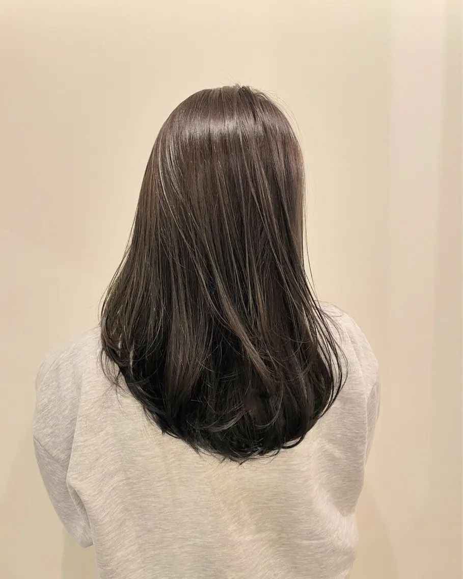 ミディアム カラー 髪質改善 トリートメント トリートメント ニュアンスカラー🫧 加納のヘアスタイル