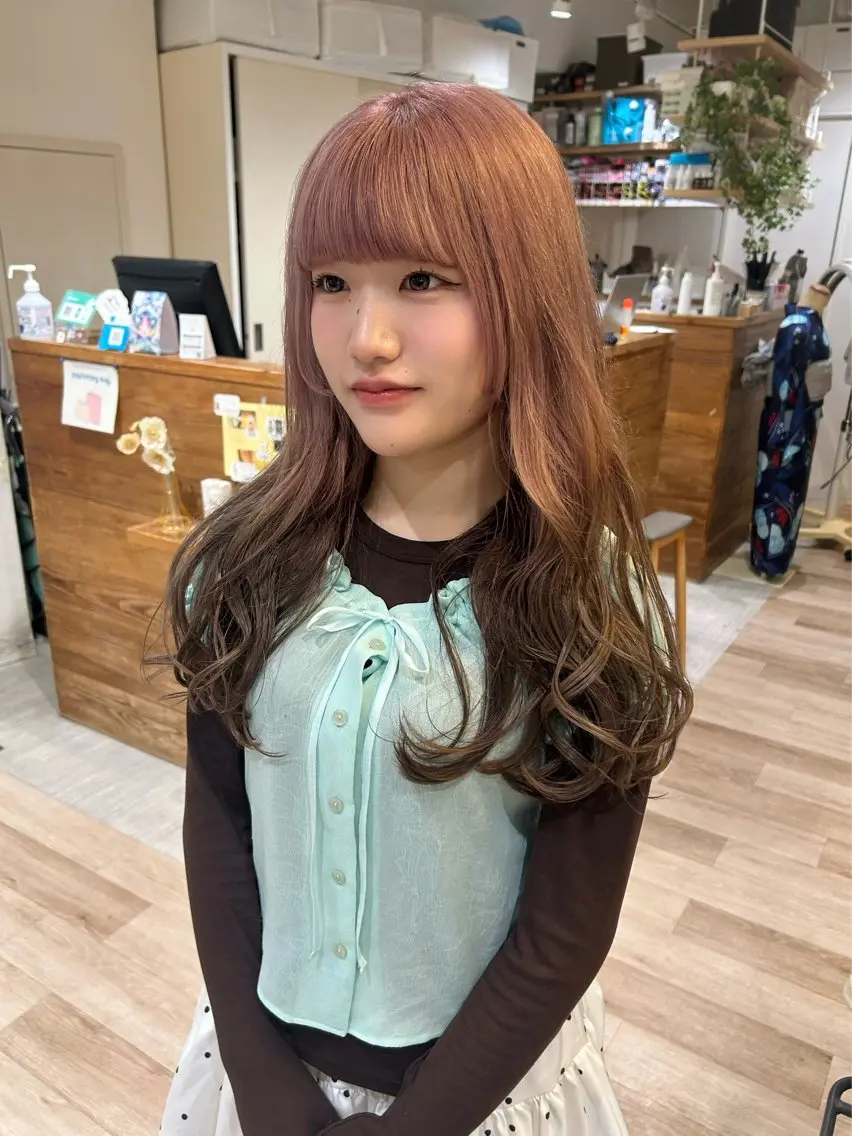 ロング カラー ヘアカラー ﾏﾂｴｸ/men's /ｶﾗｰ🎀ﾋｶﾙのマツエク・マツパデザイン