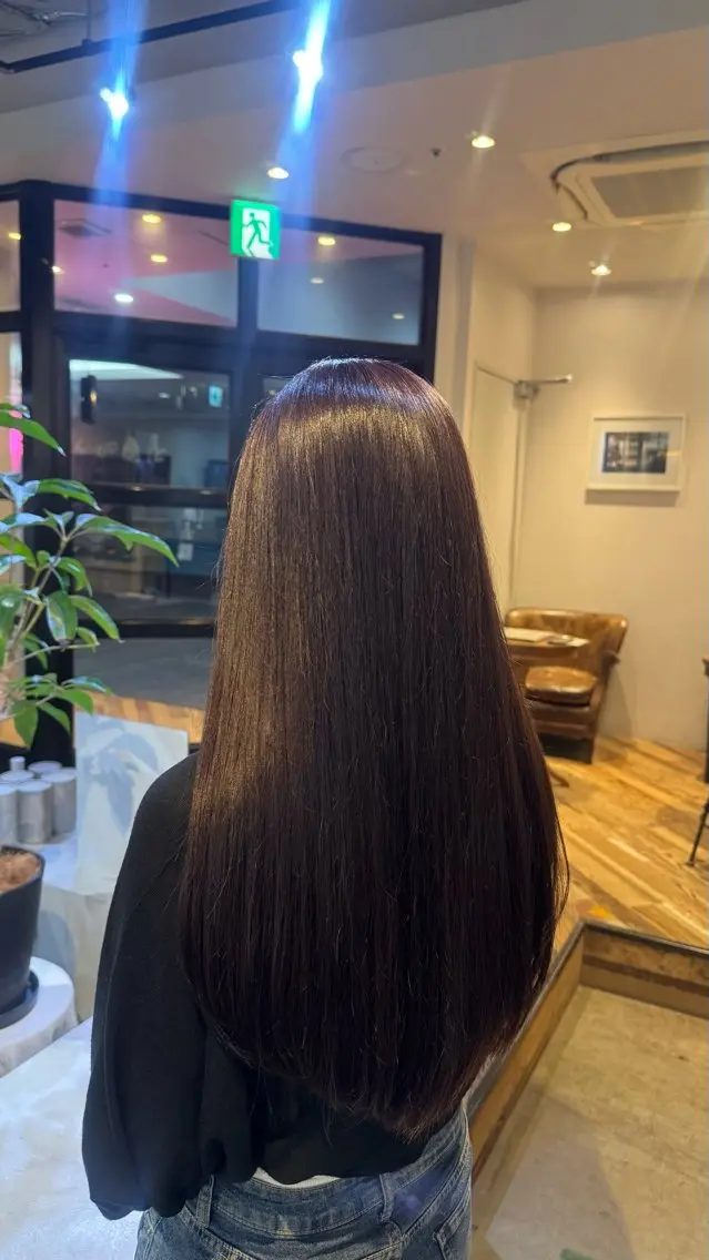 ロング ヘアカラー トリートメント Lolonois/ 透明感カラー/miuのヘアスタイル