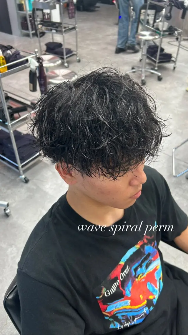 パーマ メンズ カット パーマ パーマ支持率No.1 ❤️🔥安成弾のヘアスタイル