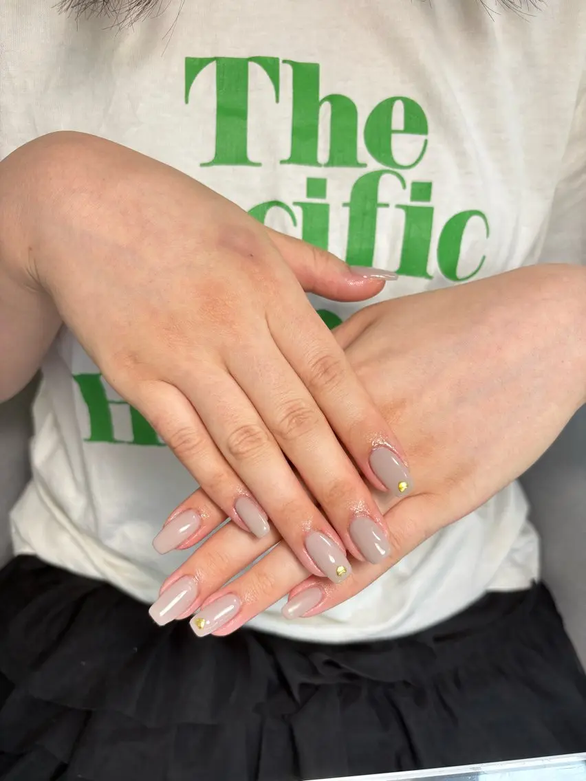 ネイル ワンカラーネイル シンプルネイル ハンドネイル Lamb nail Ayanaのネイルデザイン