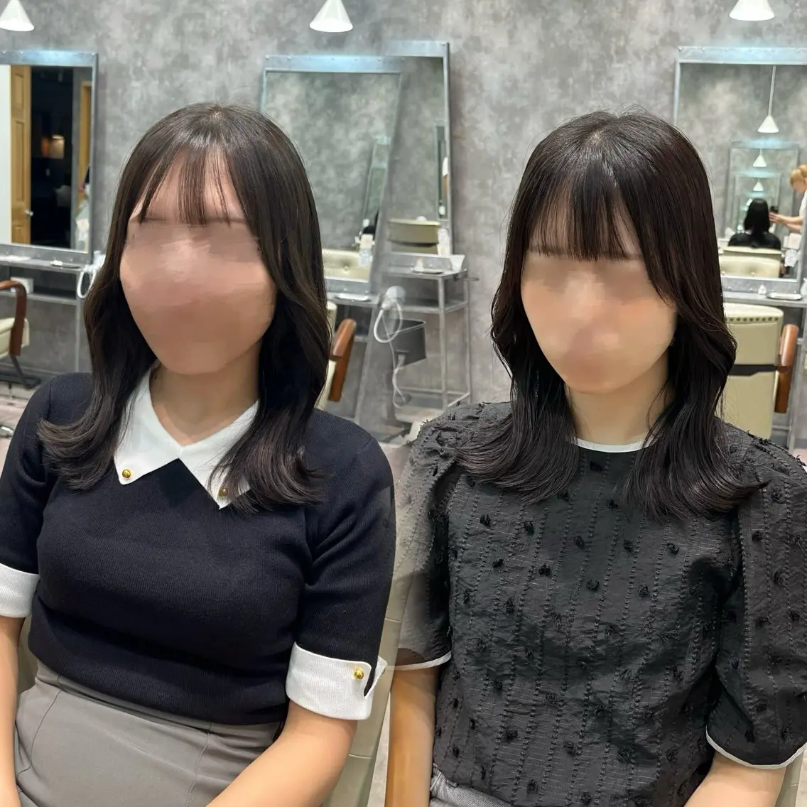 ミディアム くびれヘア 勝 瑞貴のヘアスタイル