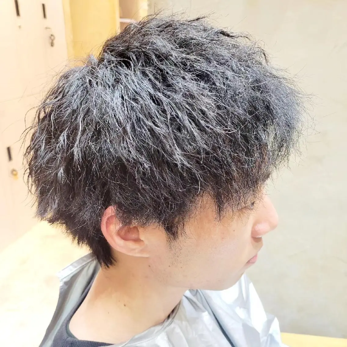 ショート パーマ カット パーマ トリートメント 谷川 一成のヘアスタイル
