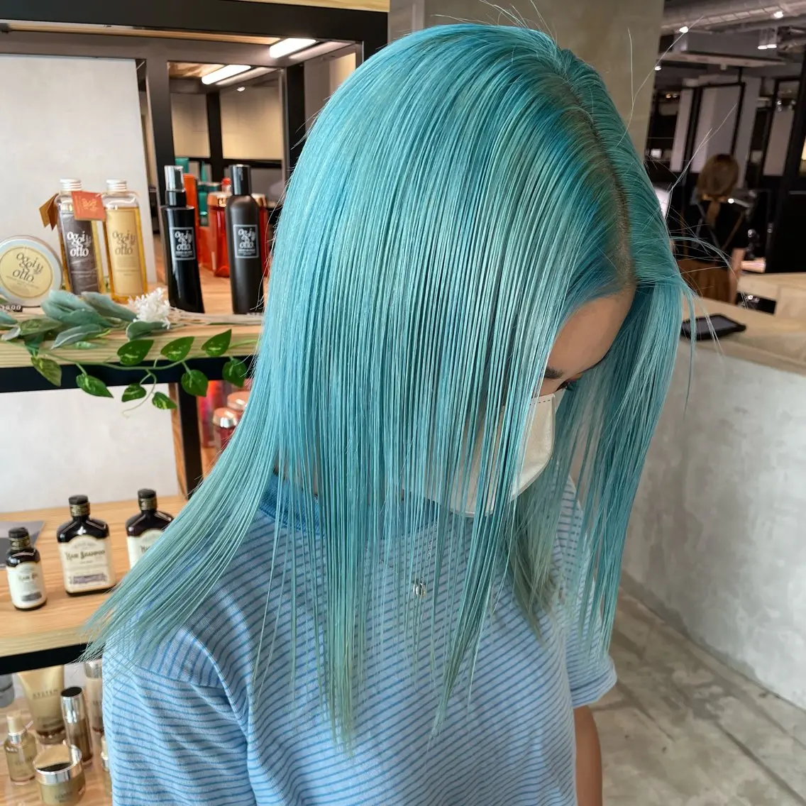 ミディアム カラー 透明感🎀艶髪 💞まいか🎶のヘアスタイル