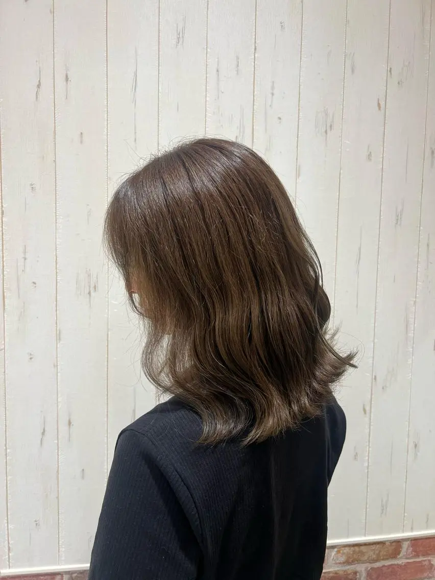 ✨艶髪カラー✨カット+透明感カラー+内部補修TRの写真