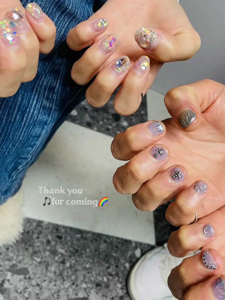 ネイル メンズネイル シンプルネイル ハンドネイル posa nail モエミのネイルデザイン
