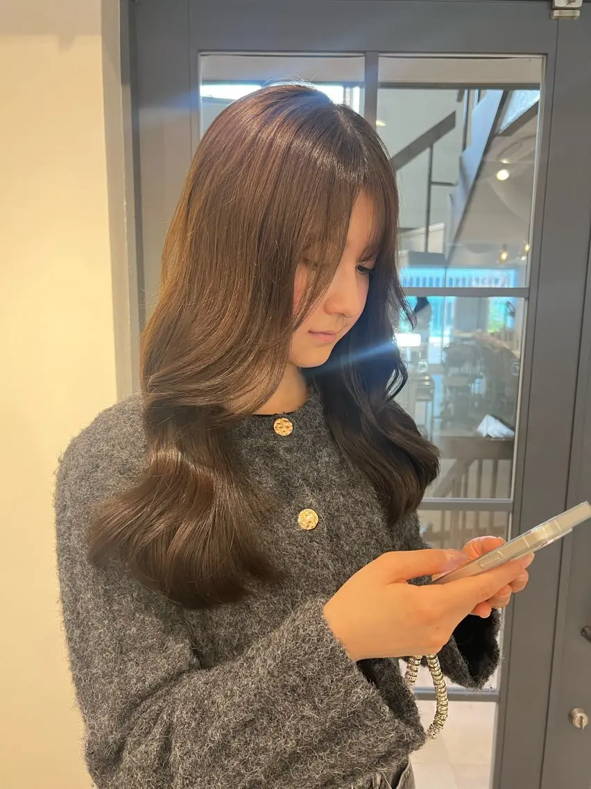 ロング カラー 塚本 希来のヘアスタイル