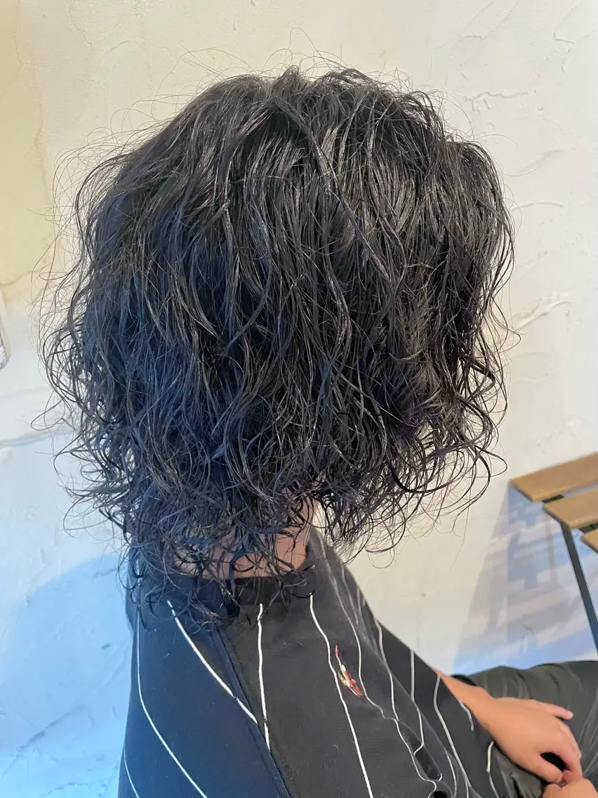 カット✂︎+スパイラルパーマの写真