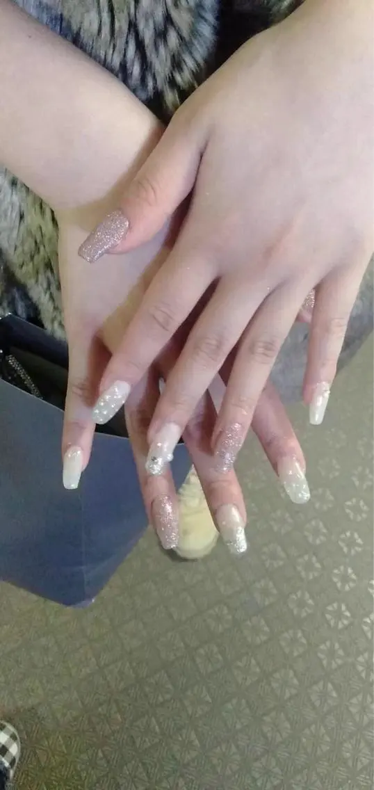 スカルプ長出しデザインネイル持ち込み💅 オフ無料の写真