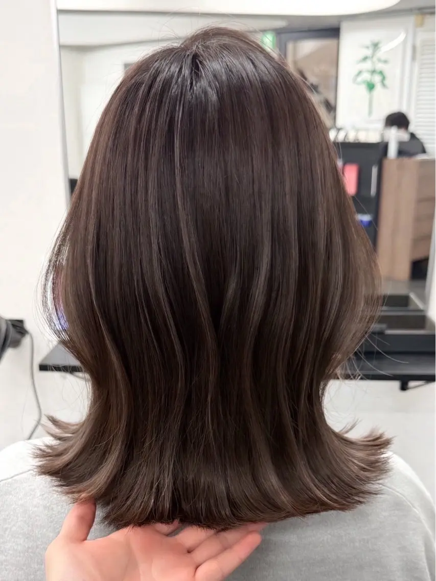ミディアム カラー ヘアカラー 🎀ツヤ髪×モテヘア 🎀池袋/カナエのヘアスタイル