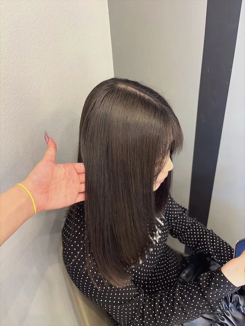 セミロング 透明感カラー/レイ ヤーカット/KaHoのヘアスタイル
