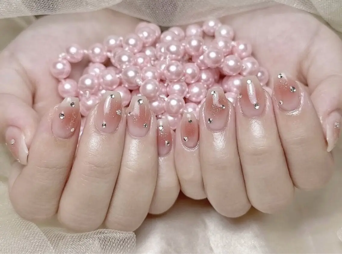 ネイル ロングネイル長さ出し 専門Spade Qのネイルデザイン