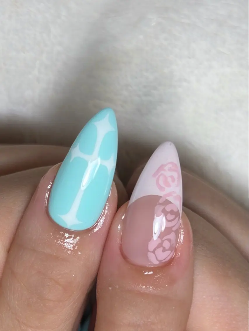 ネイル ハンドネイル dimples yuki🎀 ꒷꒦♡のネイルデザイン