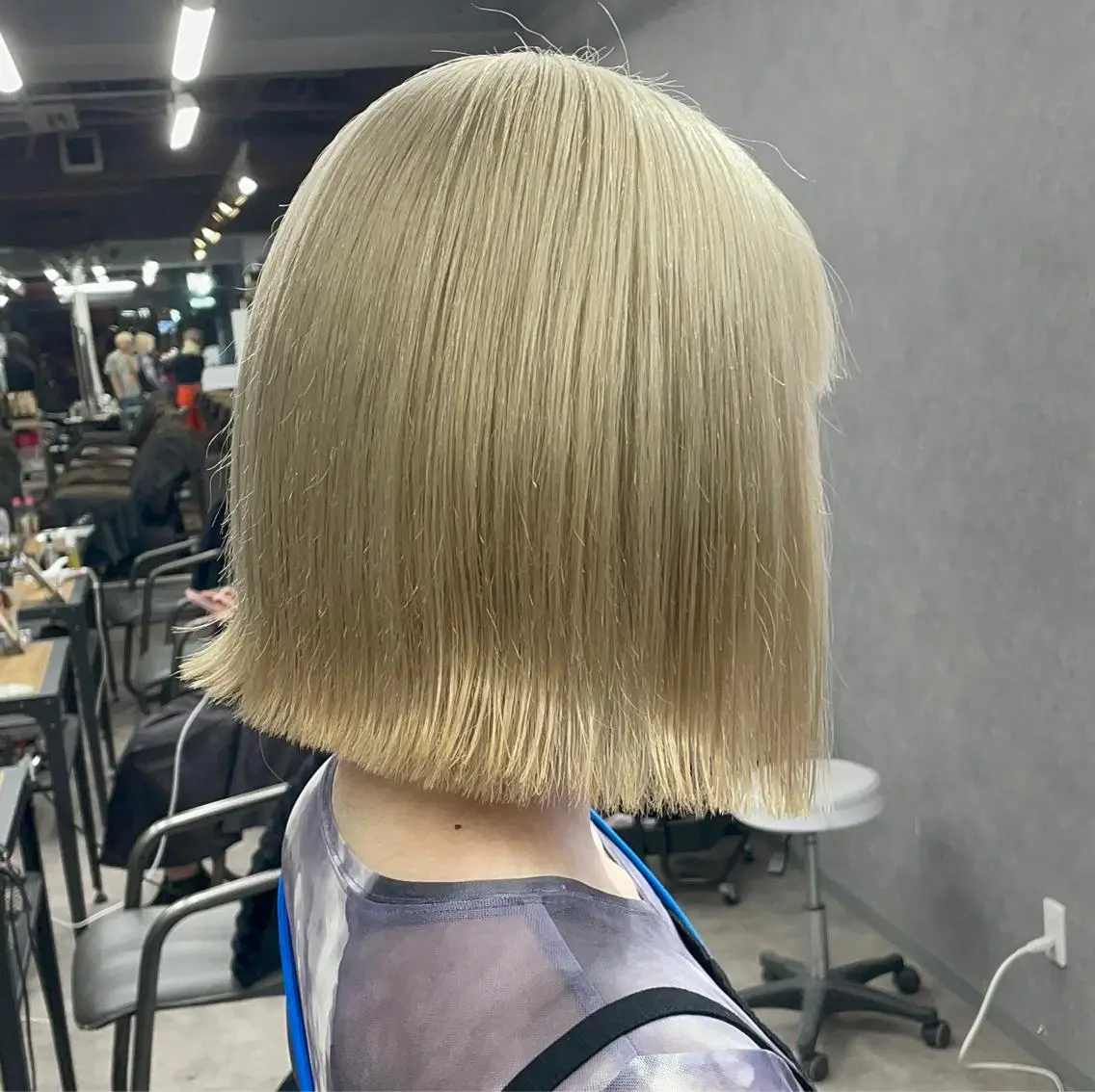 ミディアム カット ヘアカラー トリートメント 🌟ハイトーン/ボブ /RYOJU🌟のヘアスタイル