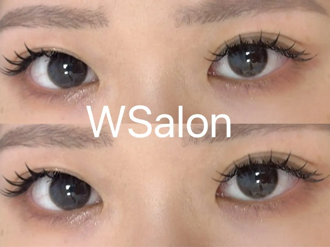 マツエク・マツパ フラットラッシュ W Salon アイラッシュのマツエク・マツパデザイン