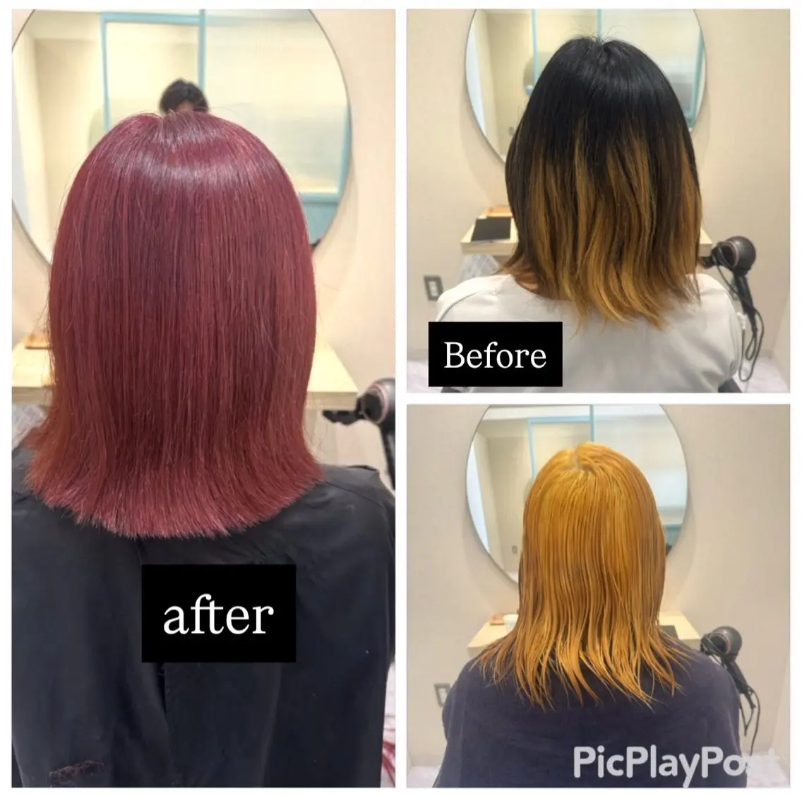 ミディアム カット ヘアカラー トリートメント 丹野 圭太のヘアスタイル