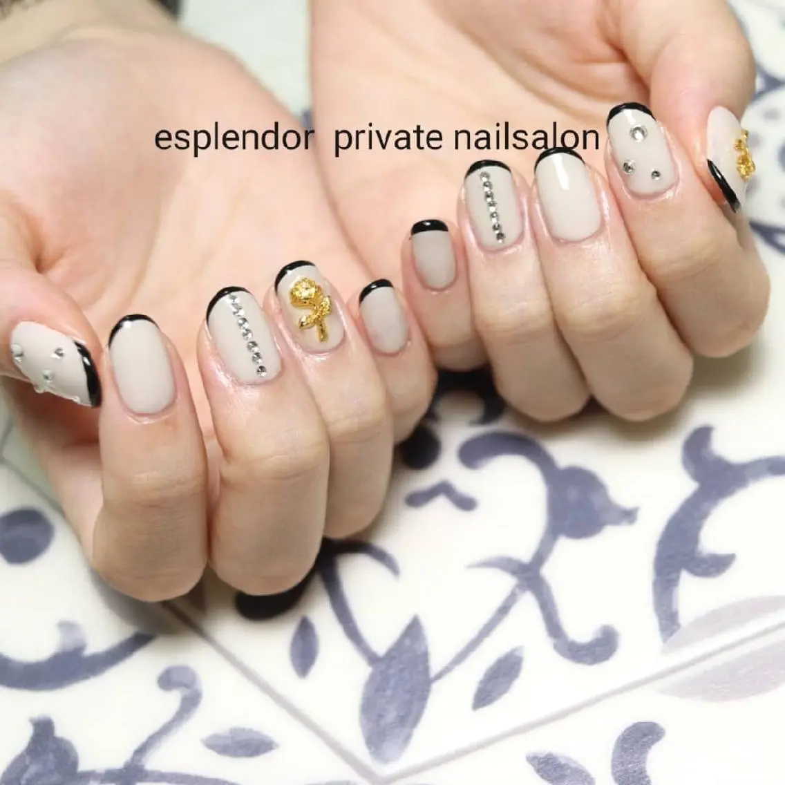 ネイル フレンチネイル esplendor  小野寺のネイルデザイン